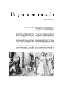 Un genio enamorado - Revista de la Universidad de México