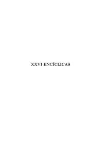 XXVI ENC´ICLICAS