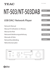 USB DAC/ Network Player