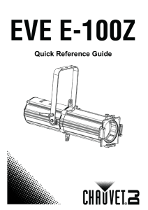 EVE E-110Z Quick Reference Guide