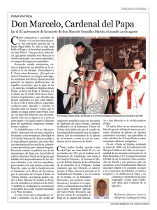 Don Marcelo, Cardenal del Papa