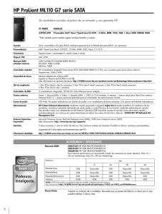 HP ProLiant ML110 G7 serie SATA