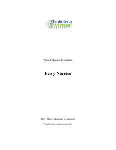 Eco y Narciso - Biblioteca Virtual Universal