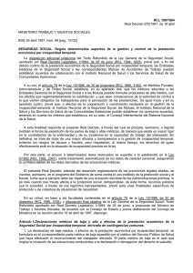 RCL 1997\994 Real Decreto 575/1997, de 18 abril MINISTERIO