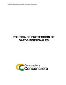 política de protección de datos personales