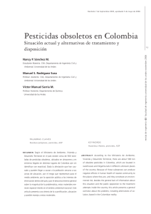Pesticidas obsoletos en Colombia