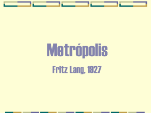Metrópolis - Aula de Letras