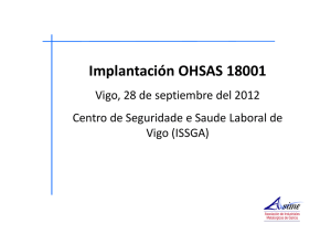 Implantación ISO 18001 OHSAS