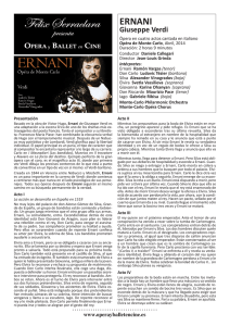 ernani - Ópera y Ballet en Cine