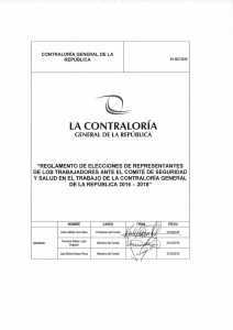 Page 1 CONTRALORÍA GENERAL DE LA REPÚBLICA 01 02 2016