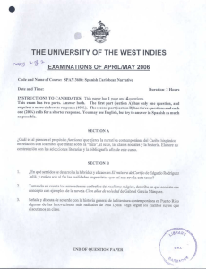 wed `1` 33L 9` - The University of the West Indies at Cave Hill