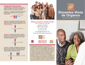 Donantes Vivos de Organos - National Living Donor Assistance