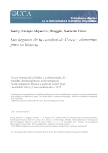 Los órganos de la catedral de Cuzco : elementos