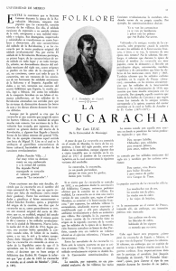 cucaracha - Revista de la Universidad de México