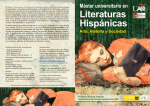 Literaturas Hispánicas - Universidad Autónoma de Madrid