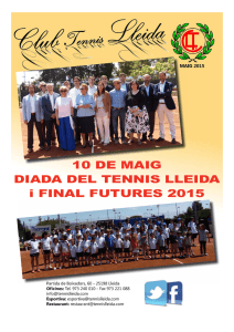 Veure - Club Tennis Lleida