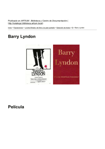 Barry Lyndon Película