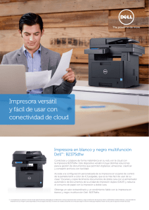 Impresora versátil y fácil de usar con conectividad de cloud