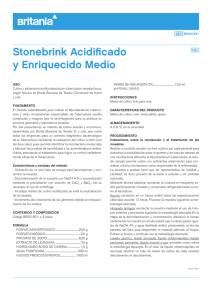Stonebrink Acidificado y Enriquecido Medio