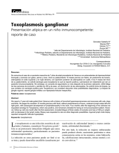 Toxoplasmosis ganglionar