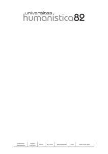 universitas human&iacute;stica bogot&aacute; colombia No.82 pp.1