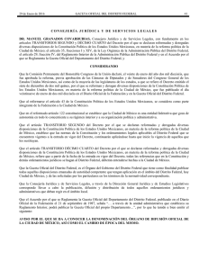 CONSEJERÍA JURÍDICA Y DE SERVICIOS LEGALES DR. MANUEL