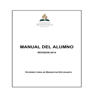 Manual de Alumno - Universidad Adventista del Plata