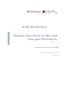 m-ps-008-08-2012 manual ¿comó ofertar? - Mer-Link