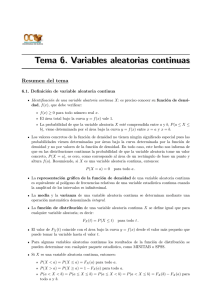 Tema 6. Variables aleatorias continuas