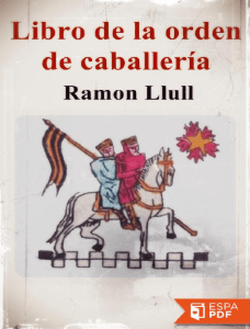 Libro de la orden de caballeria - Ramon Llull