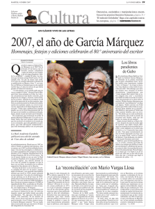 La `reconciliación` con Mario Vargas Llosa Homenajes, festejos y