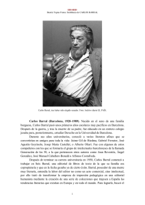 pdf Carlos Barral (Barcelona, 1928 - 1989) [Semblanza]