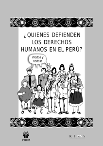 Quiénes defienden los derechos humanos en el Perú?