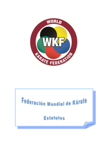 Estatutos de la Federación Mundial de Karate