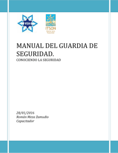 manual del guardia de seguridad.