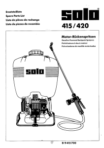 Lista de piezas de recumbio H . 5