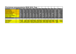 Previsiones presupuestarias SEAE 2010