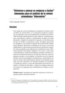 &ldquo;Atreverse a pensar es empezar a luchar&rdquo; elementos para el an&aacute;lisis