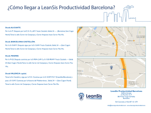 Instalaciones LeanSis - LeanSis Productividad