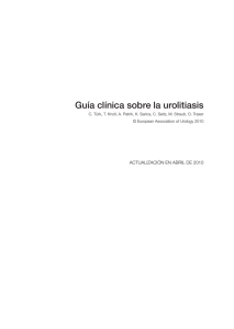 Guía clínica sobre la urolitiasis
