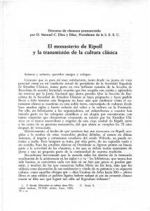 El monasterio de Ripoll y la transmisión de la cultura chisica