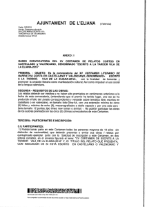 Page 1 AJUNTAMIENT DE L"ELIANA (Valencia) Asunto: Programa