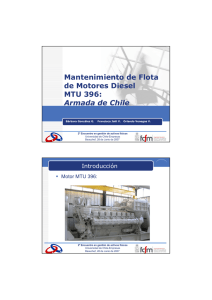 Mantenimiento de Flota de Motores Diesel MTU 396: Armada de Chile