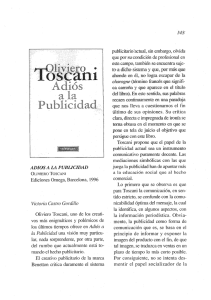 ADIOS A LA PUBLICIDAD OLIVEERO TOSCANI Ediciones Omega