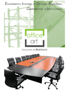 catalogo - Office Art - Soluciones de Mobiliario