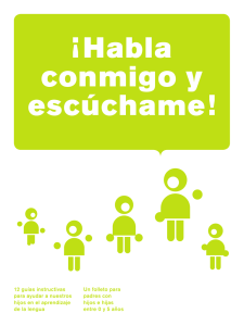 Un folleto para padres con hijos e hijas entre 0 y 5 años 12 guías