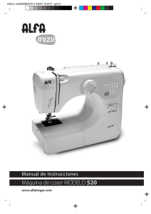 Máquina de coser MODELO 520