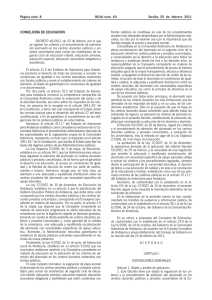 Decreto 40/2011, de 22 de febrero