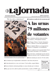 A las urnas 79 millones de votantes - La Jornada
