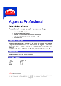 Agorex® Profesional Cola Fría Extra Rápida